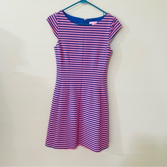 Lilly Pulitzer Briella Mini Dress in Ottoman Stripe SZ S - Picture 2 of 9
